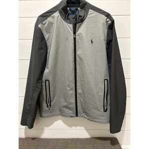 Polo Golf Jacket Men's Sz S Ralph lauren Light Weight Rain Full Zip Wind Breaker